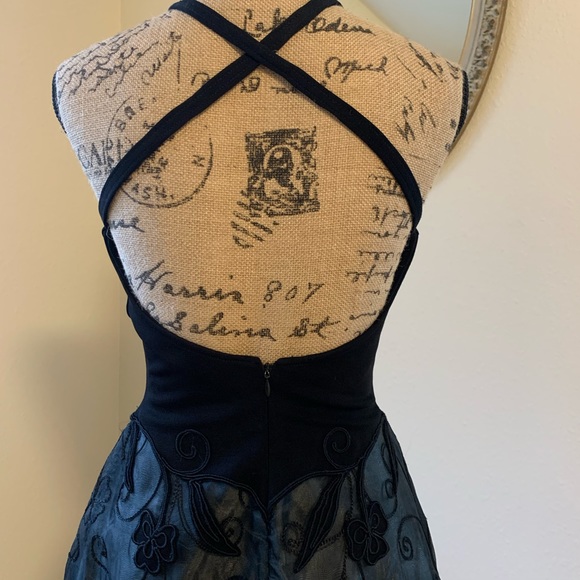 Nicole Bakti full length black dress, Small - Picture 12 of 12